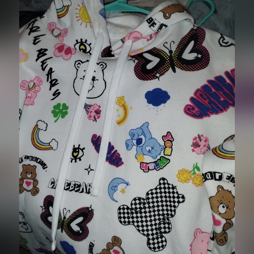 Care bears cropped hoodie
